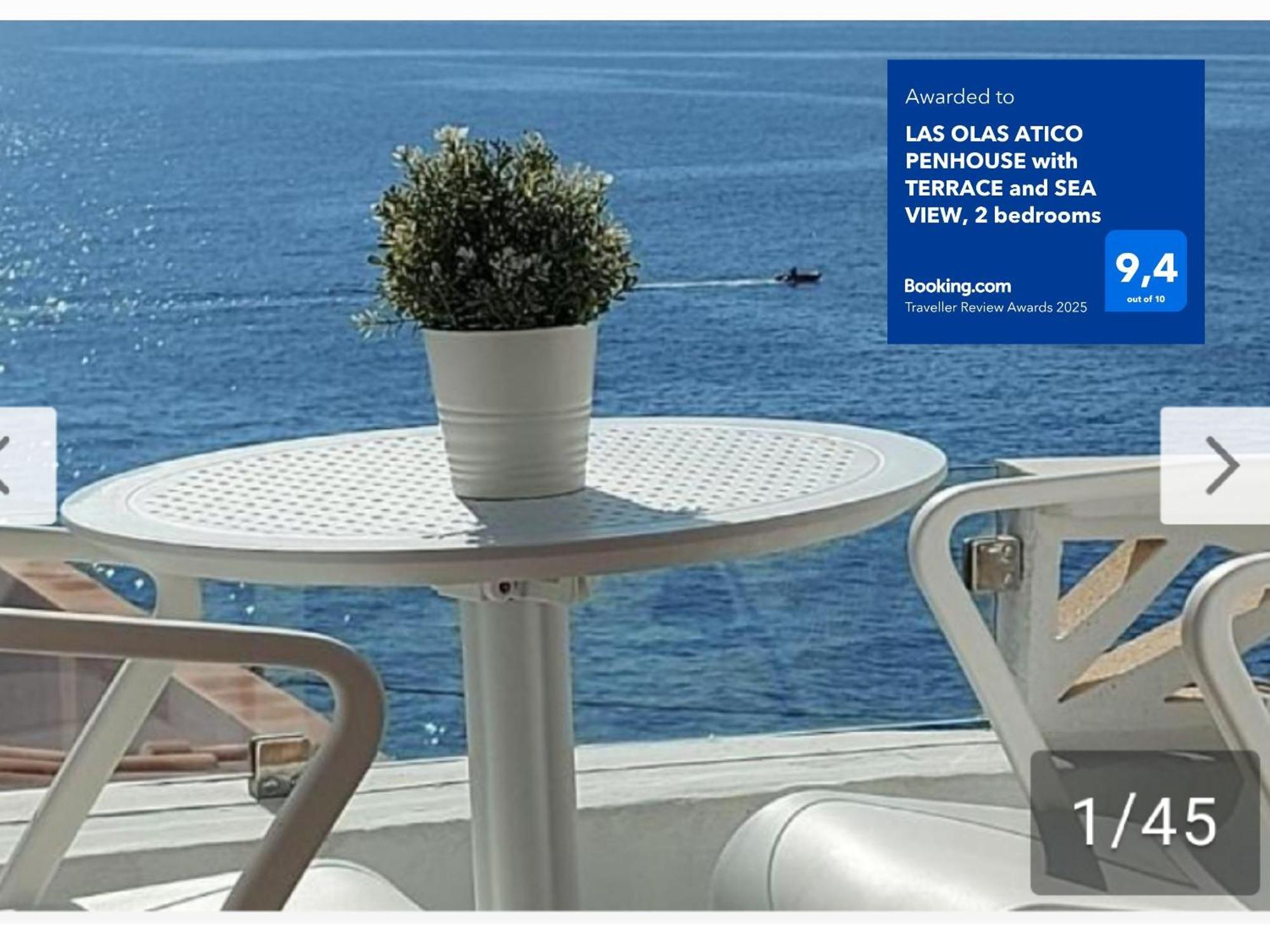 Apartamento Olas Atico Penhouse With Terrace And Sea View, 2 Bedrooms La Caleta (Tenerife)